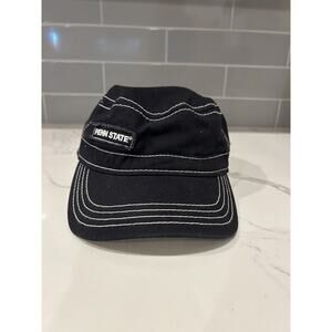 Penn State University New Era Women Painters‎ Cap Hat Blue Large Logo EUC